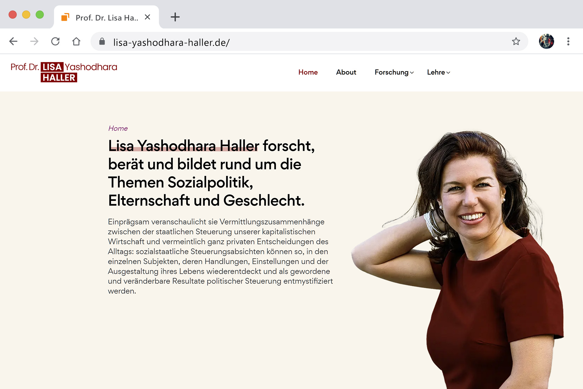 Prof. Dr. Lisa Yashodhara Haller